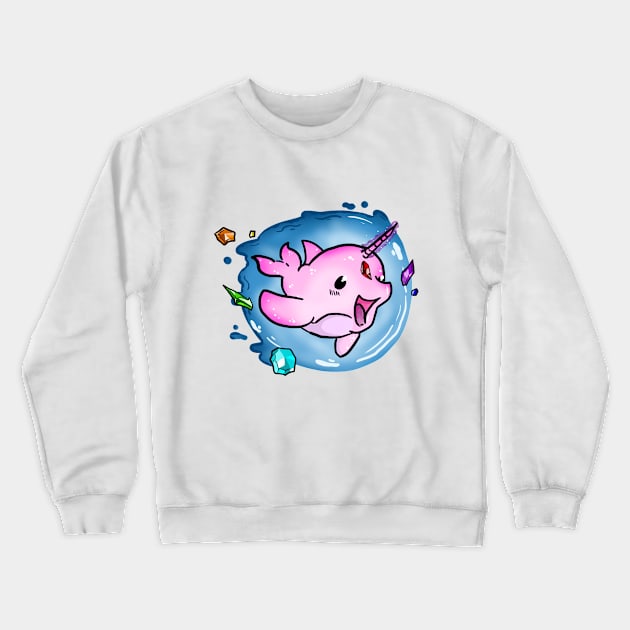 Water Dolphin Crewneck Sweatshirt by Make_them_rawr